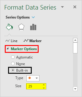 3D Scatter Plot in Excel Example 1-12