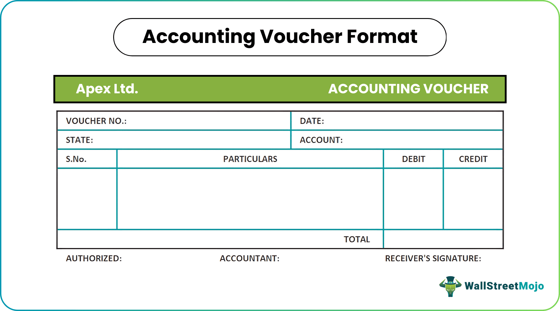 Accounting Voucher Format