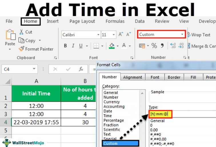 Add Time In Excel