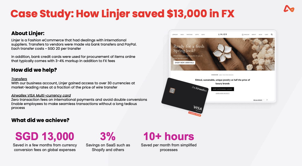 Airwallex Case Study - Linjer