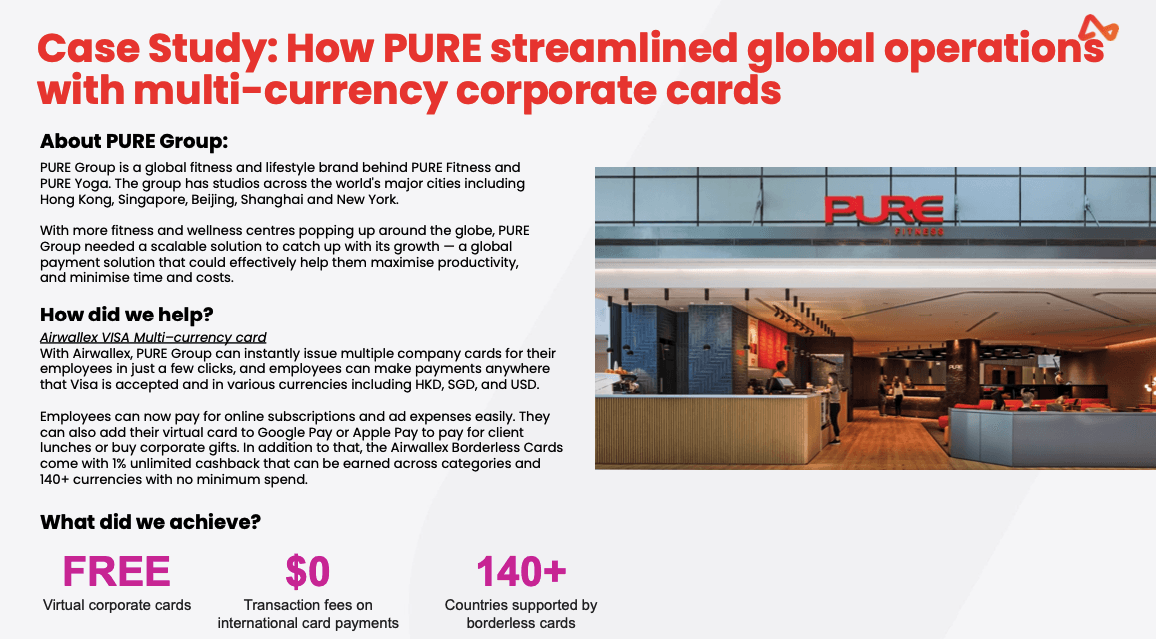 Airwallex Case Study - PURE Group