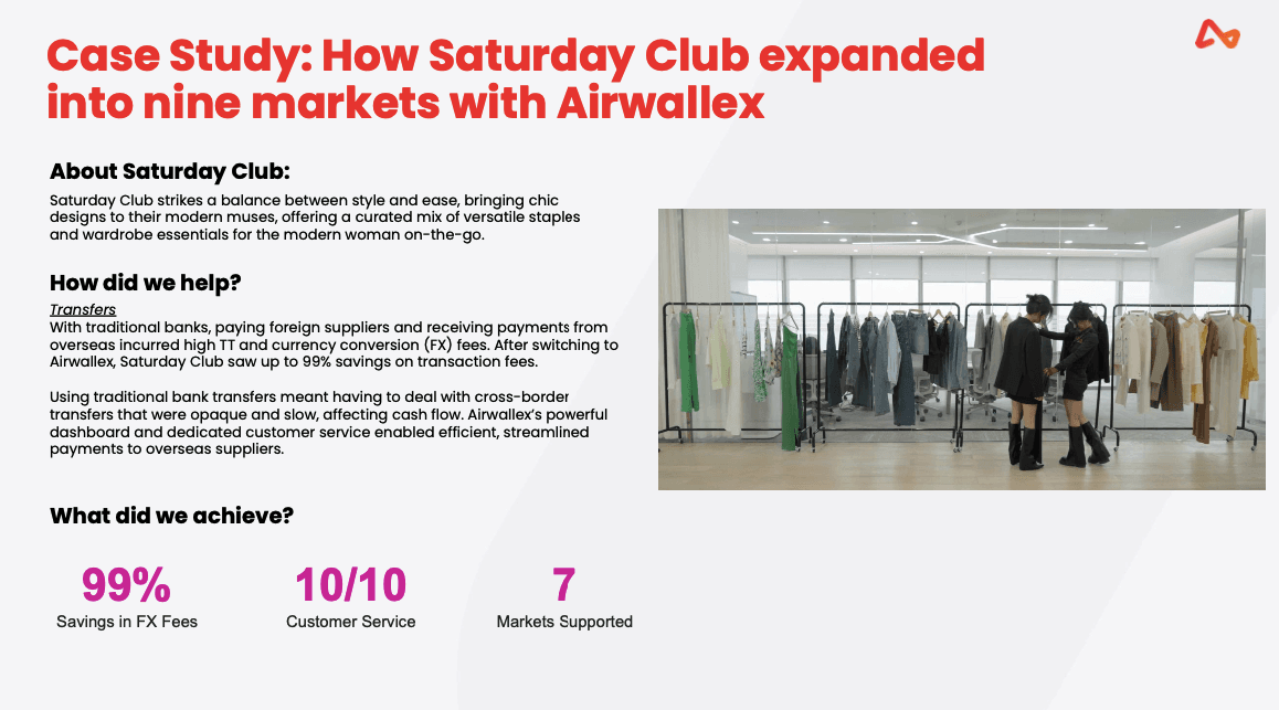 Airwallex Case Study - Saturday Club