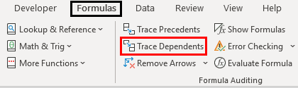 Auditing Tools In Excel Example 3-2