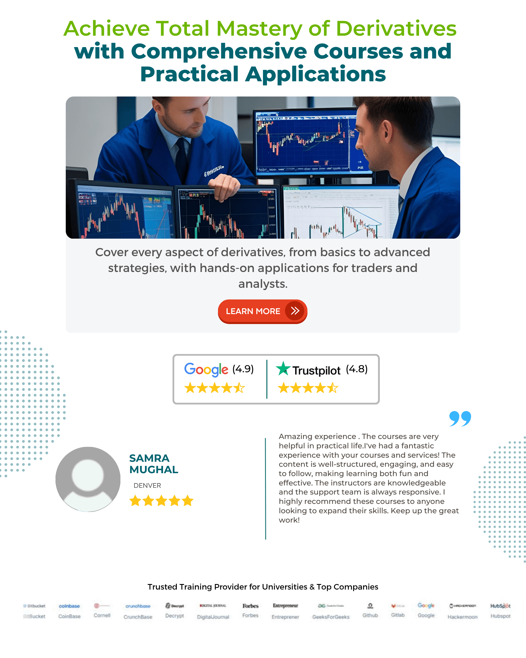 Basic and Advanced Derivatives Bundle Course