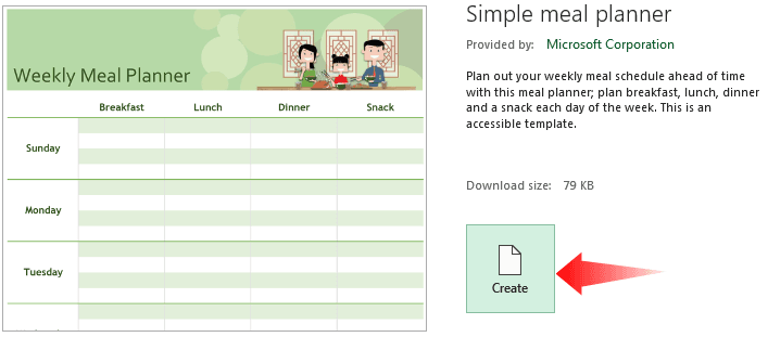 Built-in Weekly Planner Template Example 1-3