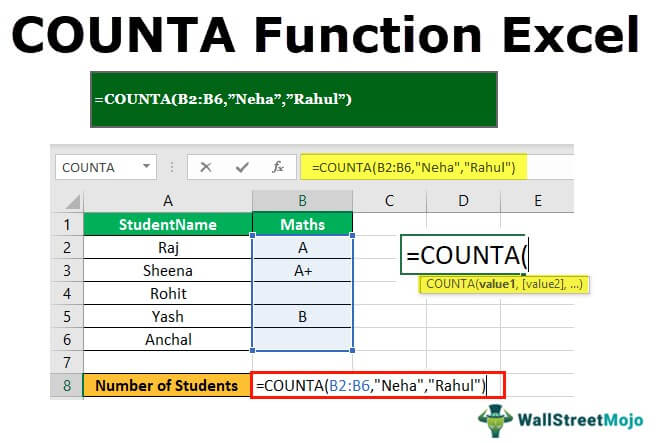 COUNTA-Excel-Function