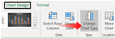 Comparison Chart - Click on Change Chart Type