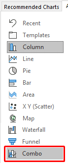 Comparison Chart - click on the Combo option