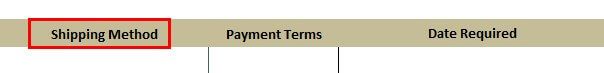 Components of Purchase Order Template - Part 11