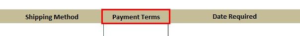 Components of Purchase Order Template - Part 12