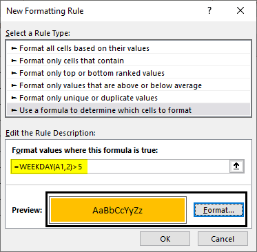 Conditional Formatting For Dates Example 2-1