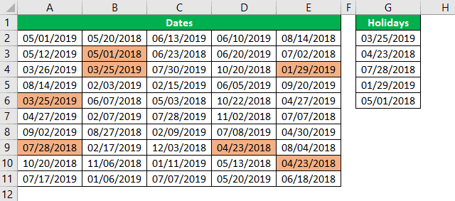 Conditional Formatting For Dates Example 4-2