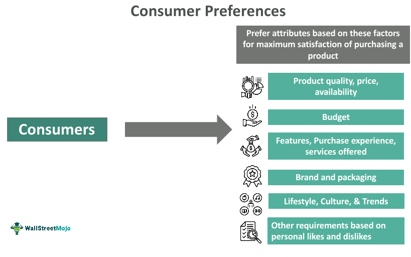 Consumer preferences definition examples assumptions types