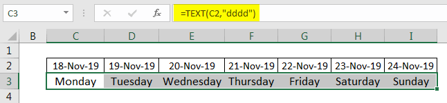 Creating a Weekly Planner Template Example 2-2