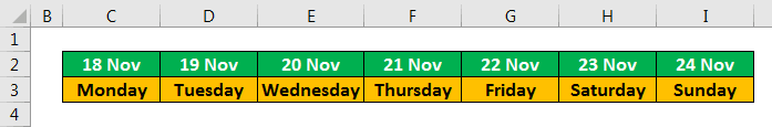 Creating a Weekly Planner Template Example 2-3