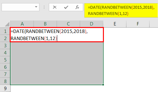 Example #4 - Generate Random Dates - Step 3