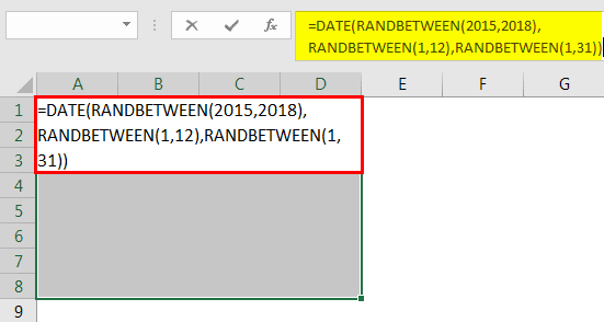 Example #4 - Generate Random Dates - Step 4