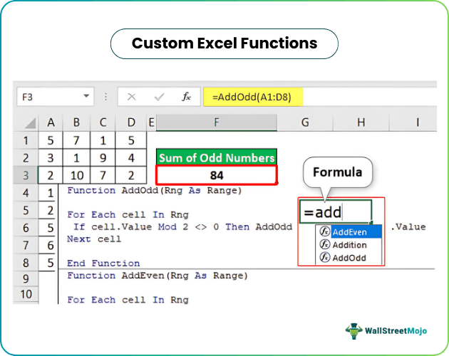 Excel Custom Functions