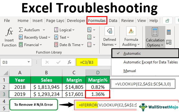 Excel Troubleshooting