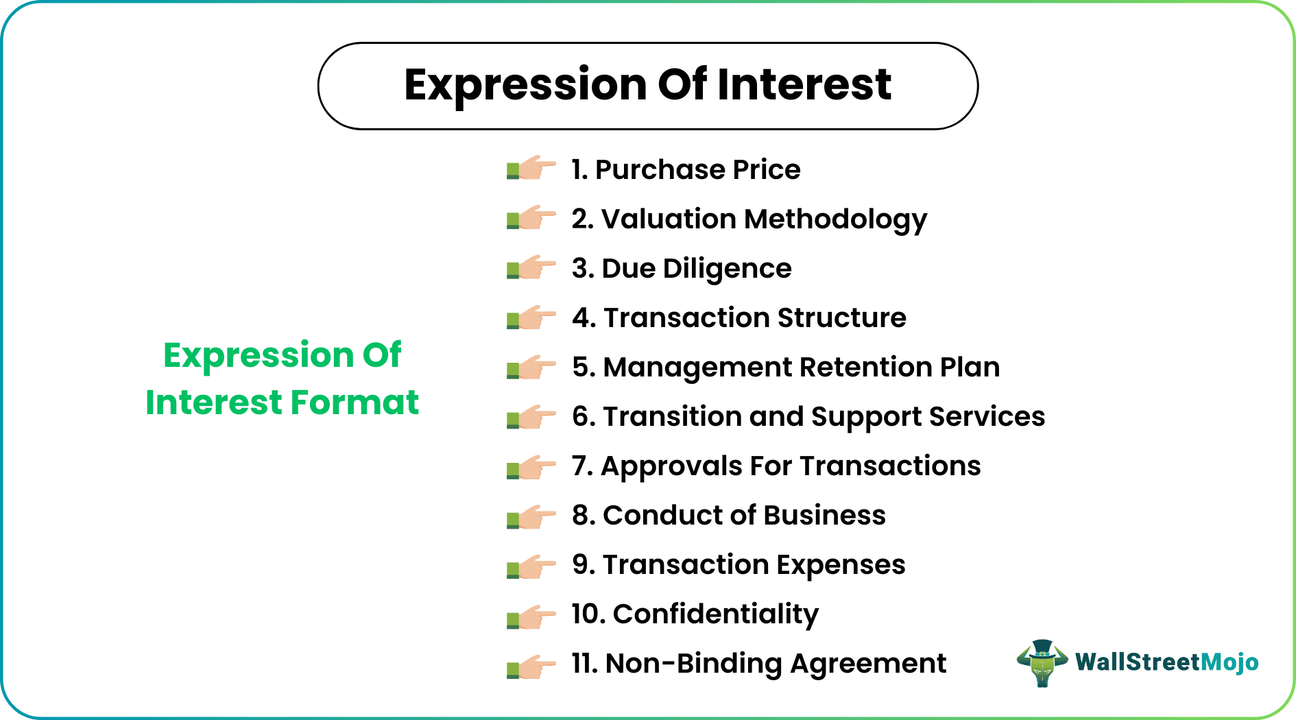 Expression of interest segments