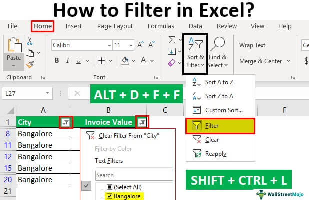 Filter in Excel