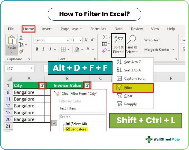 Filter in Excel