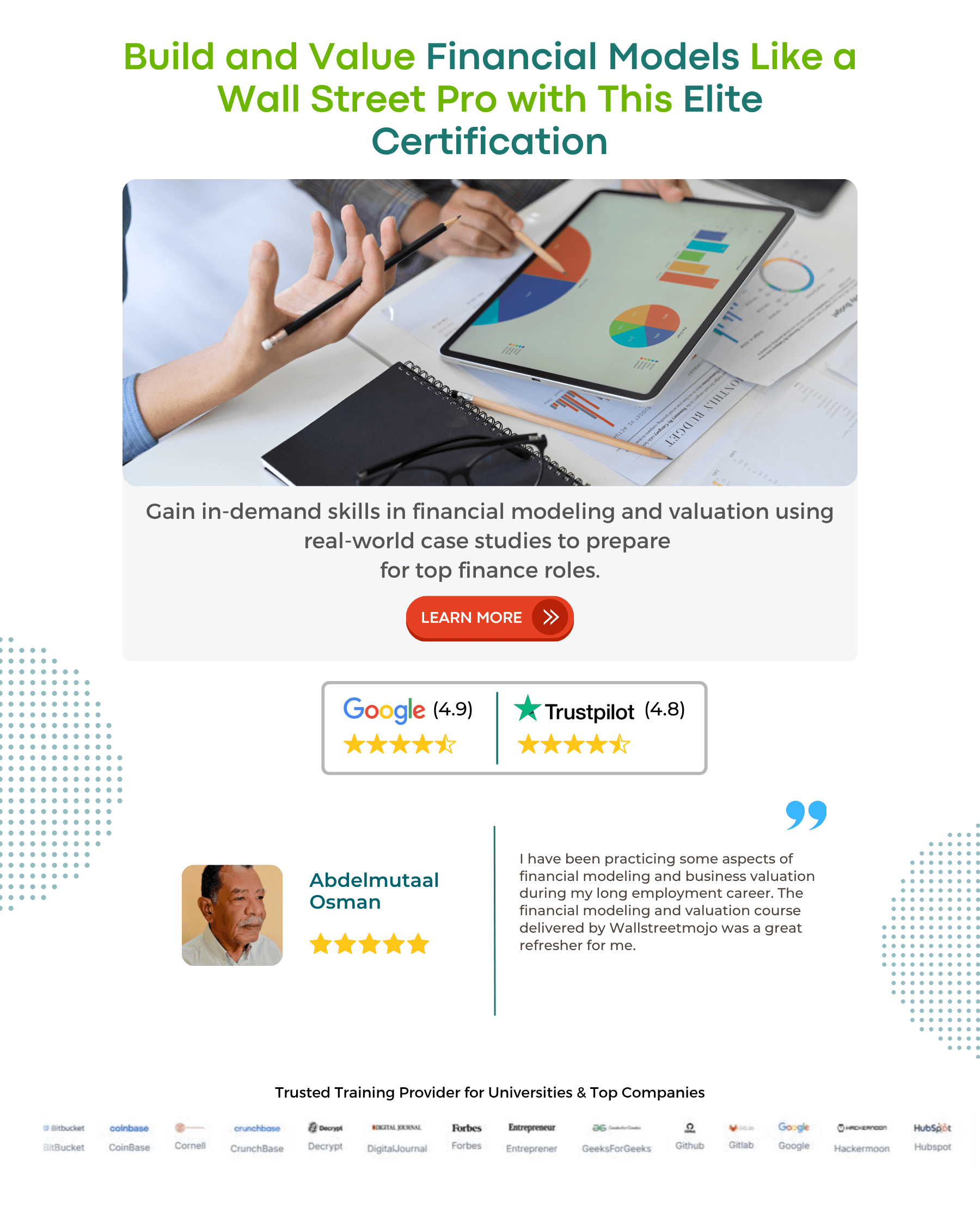 Financial Modeling And Valuation Course