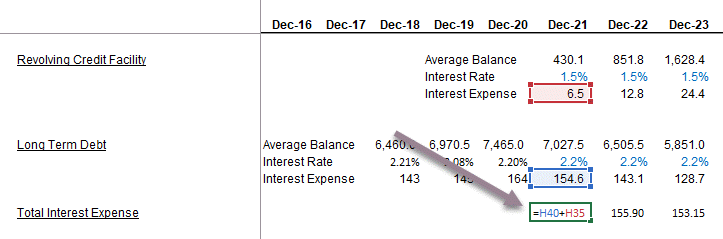 Financial-Modeling-debt-schedule-part-9