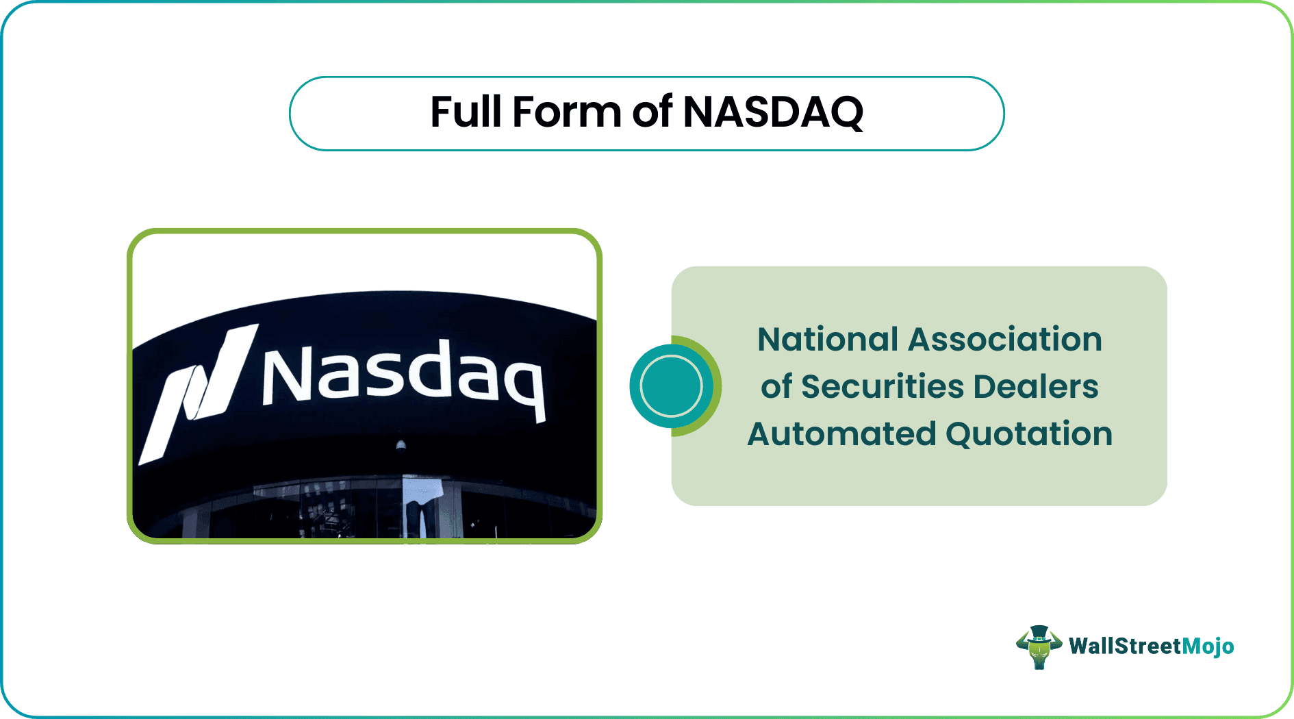 Full Form of NASDAQ