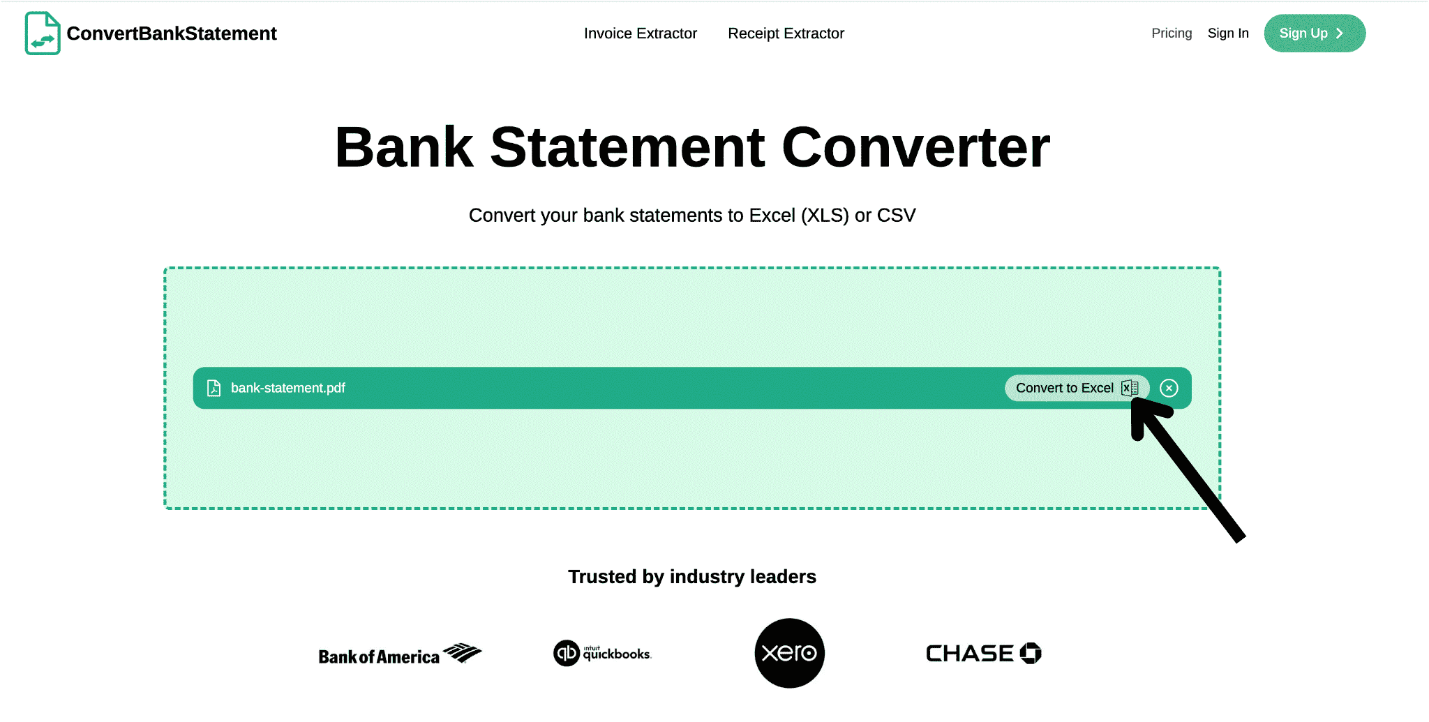 Guide for Converting Bank Statements - Starting the Conversion Process