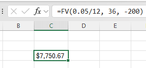 How To Use FV Function In Excel