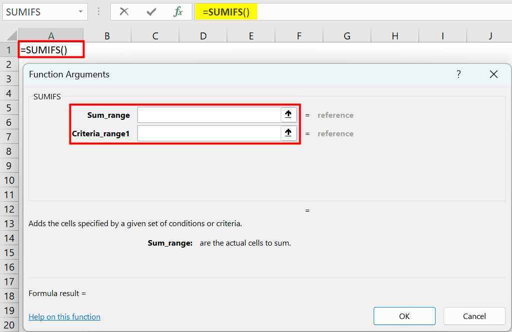 How To Use SUMIFS Function In Excel 1-1