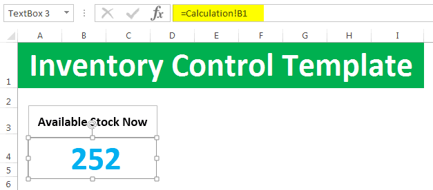 Inventory Template Example 1-11