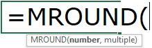 MROUND Formula