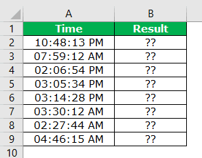 MROUND in Excel Example 2