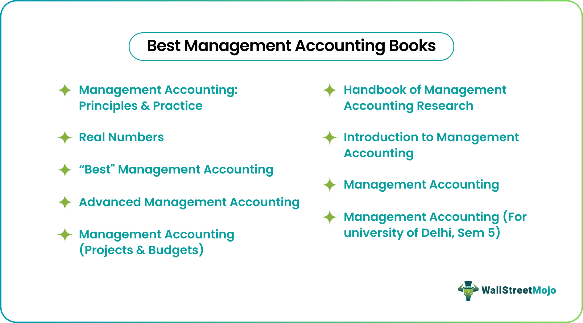 Management Accounting Books