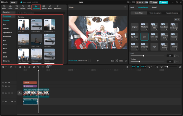 Master Transitions for Seamless Storytelling - Step 5