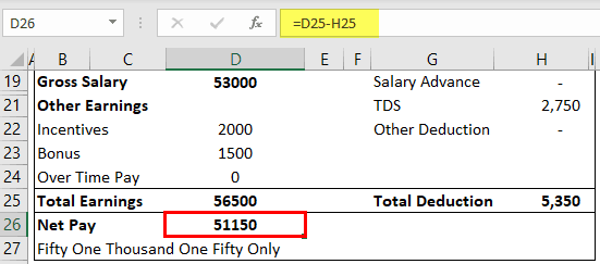 Pay Slip Template Example - step 9