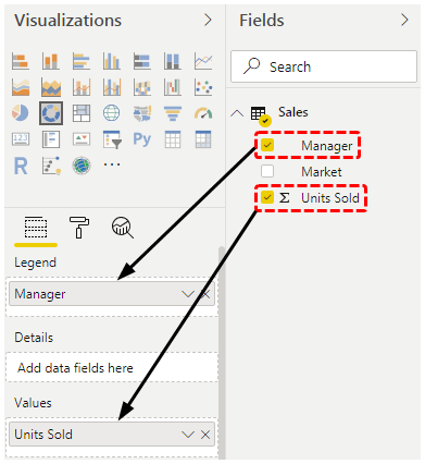 Power Bi drill through 1-5