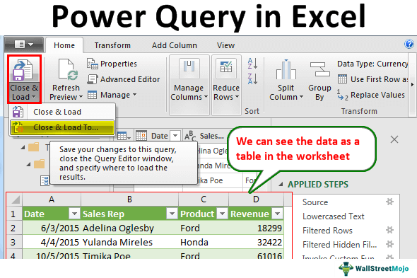 Power Query in Excel
