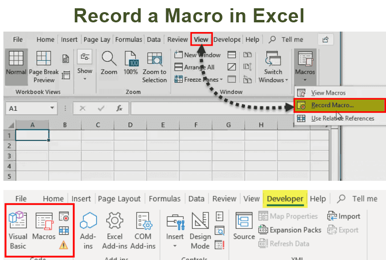 Recording Macros in Excel Uses, How to Record and Save?