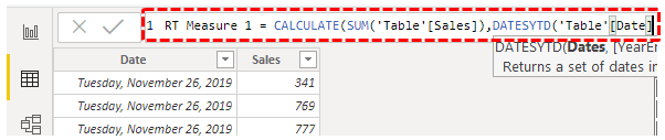 Running Total in Power BI Step-19