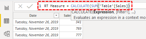 Running Total in Power BI Step-5