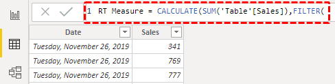 Running Total in Power BI Step-6