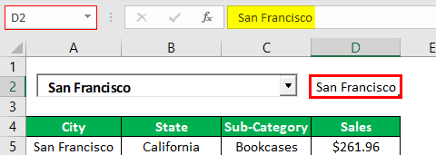 Search Box in Excel - Step 11.1