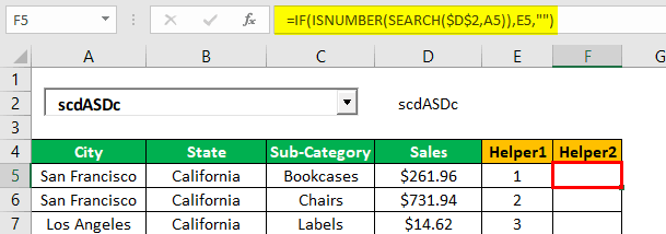 Search Box in Excel - Step 13