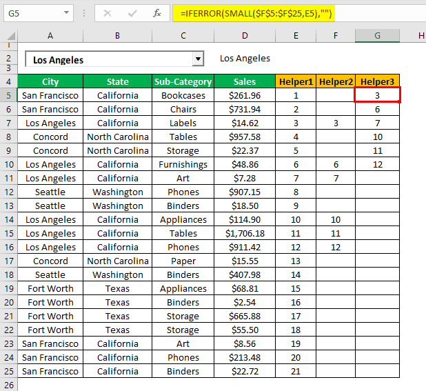 Search Box in Excel - Step 14