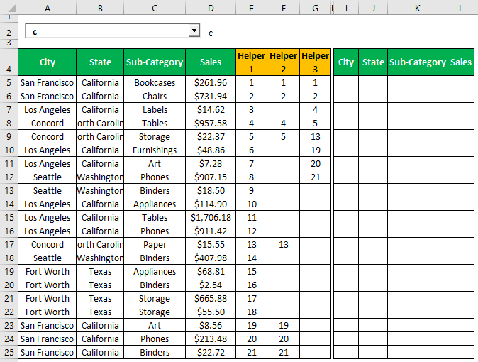 Search Box in Excel - Step 15