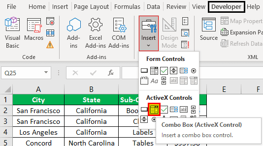 Search Box in Excel - Step 3