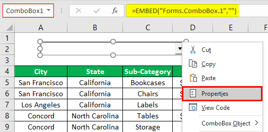 Search Box in Excel - Step 5